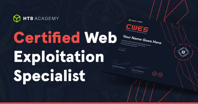 HTB Certified Web Exploitation Specialist (CWES)